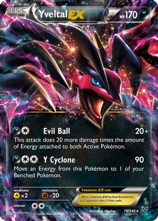 Yveltal EX - 79/106 [XY Base Set] Holofoil